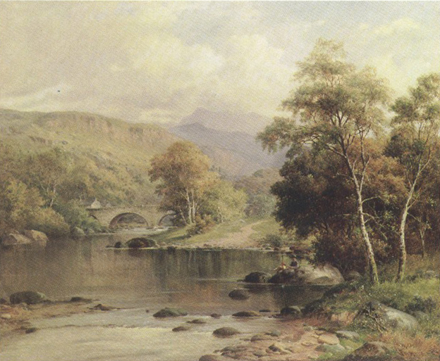 William henry mander On the Mawddach,near Dolgelly (mk37)